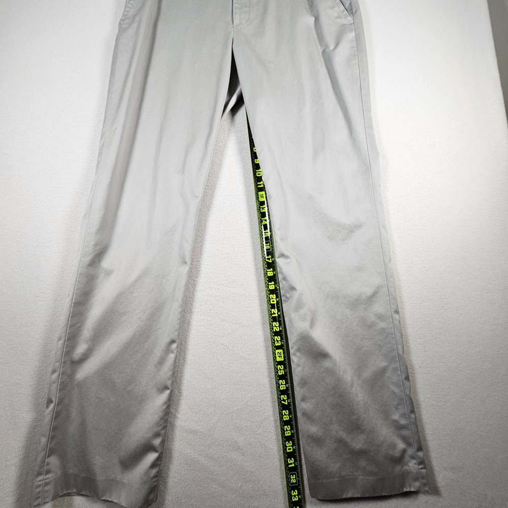 Bonobos Chino Pants Mens 36x34 Grey Straight Leg 100% Cotton‎ Flat Front - Picture 5 of 12